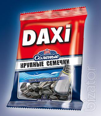 Соленые семечки Дакси 60 г. Соленые семечки Дакси 60 г.