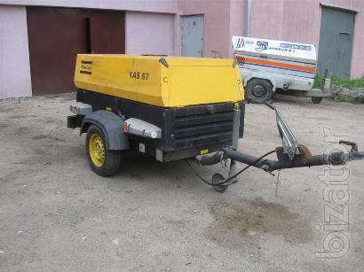 Дизельный винтовой компрессор Atlas Copco XAS 67 Дизельный винтовой компрессор Atlas Copco XAS 67