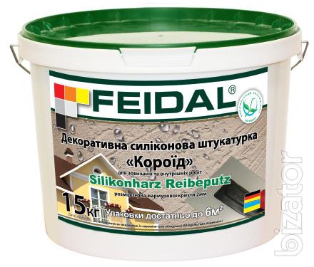 Декоративная силиконовая штукатурка Короед Декоративная силиконовая штукатурка Короед