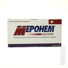 Меронем р-ра д/ин 1000мг 10 Меронем р-ра д/ин 1000мг 10