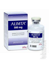 Алимта пор.д/приг.р-ну 500 мг фл. 1 Алимта пор.д/приг.р-ну 500 мг фл. 1