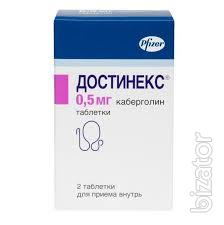 Продам Достинекс таблетки 0,5мг 2шт, Pfizer Италия Продам Достинекс таблетки 0,5мг 2шт, Pfizer Италия
