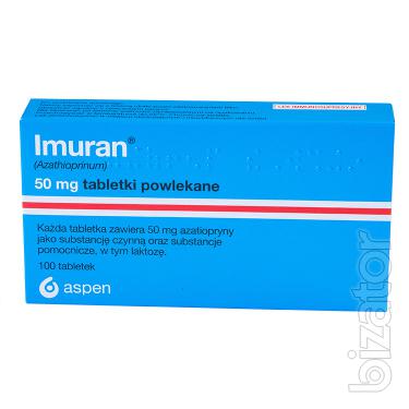 Продам Имуран (азатиоприн) 100таб. 50 мг (Imuran) Пр-во Дублин, Dublin Продам Имуран (азатиоприн) 100таб. 50 мг (Imuran) Пр-во Дублин, Dublin