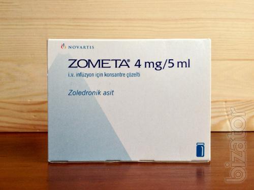 Зомета (Zometa) 5мл(4мг) фл. №1, Novartis (Швейцария) Зомета (Zometa) 5мл(4мг) фл. №1, Novartis (Швейцария)