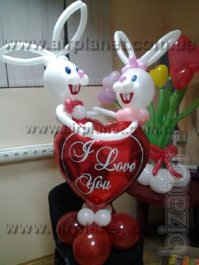 The composition of the balls in Love rabbits 