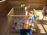 the wooden playpen baby Hm