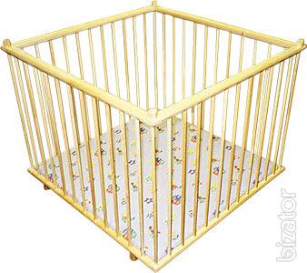 Wooden playpen 