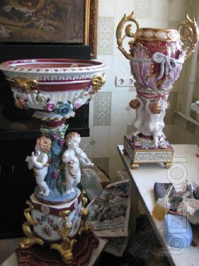 Restoration of ceramics and porcelain sculptures, figurines, Souvenirs, vases, sculptures. 