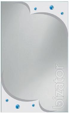Mirror with sandblasted pattern to order Kiev 