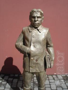 Sculpture from plaster, fiberglass, artificial and natural stone 