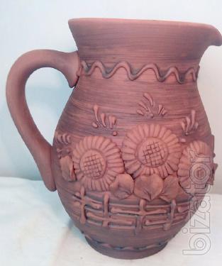 Pottery is handmade. pottery 