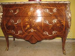 Professional restoration of antique furniture. 