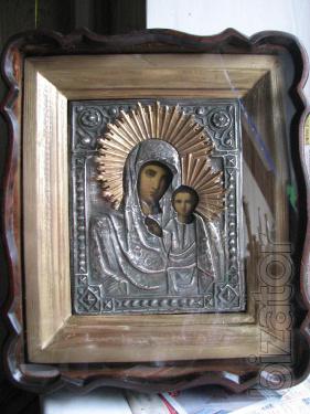 Professional restoration of antique icons and frames and Kyoto. 