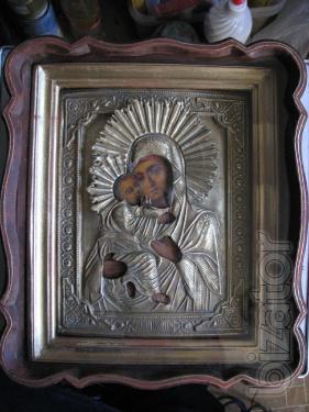 Professional restoration of antique icons and frames and Kyoto. 