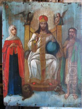 Professional restoration of antique icons and frames and Kyoto. 