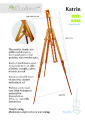 The Studio easel, portable "Catherine"