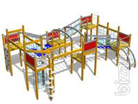 The mazes in children's playrooms 