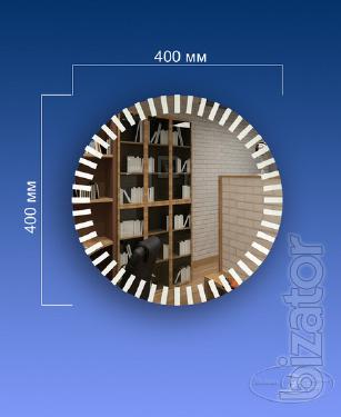 Mirror with sandblasted pattern to order Kiev 