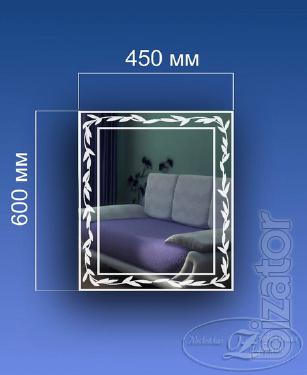 Mirror with sandblasted pattern to order Kiev 