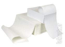 Paper for dot matrix printers 