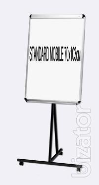 Flipchart. Board on a tripod. 