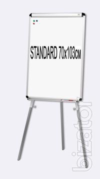 Flipchart. Board on a tripod. 