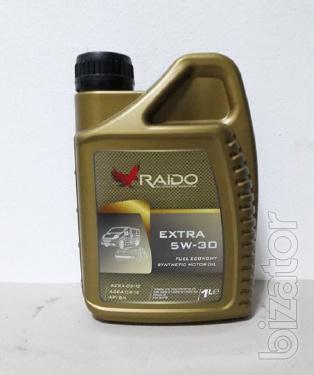 Raido Extra 5W-30 -полностью синтетическое  моторное масло 