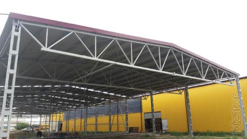 Ангари промислові, виробничі. Швидка доставка та монтаж. Ангари промислові, виробничі. Швидка доставка та монтаж.