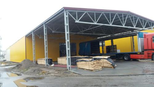 Швидкомонтовані промислові ангари. Швидкомонтовані промислові ангари.