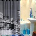 Fancy curtains for the bathroom. Shower curtain in an exclusive collection.