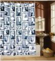 Fancy curtains for the bathroom. Shower curtain in an exclusive collection. 