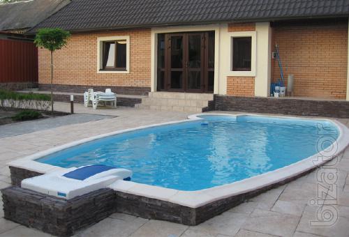 Removing lime and mineral deposits in the pool. 