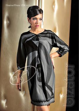 Knitted dress. A great choice. 