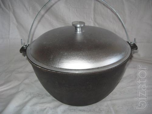 The cauldron. Iron kettle cheap, cod.. 