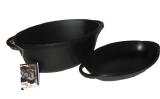 Roaster. Cast iron utyatnitsu inexpensive. cod.