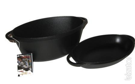 Roaster. Cast iron utyatnitsu inexpensive. cod. 