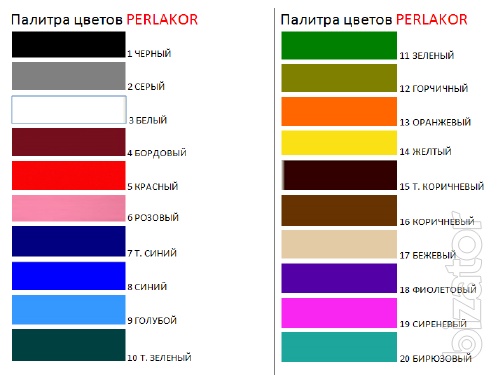 Paint for skin perlakor 