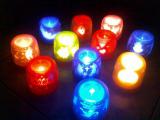 Electronic candle with flickering Roman