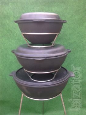 Cast-iron cauldron Belarus.