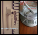 Child lock on the window, protection from opening Windows children, handle with lock on the window, Poland, Germany, Turkey 