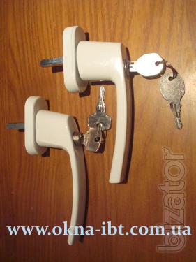Child lock on the window, protection from opening Windows children, handle with lock on the window, Poland, Germany, Turkey 