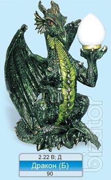 Dragon lamp - gift for relatives and friends. 