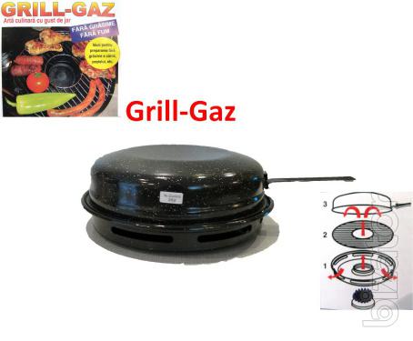 Frying pan for cooking barbecue 