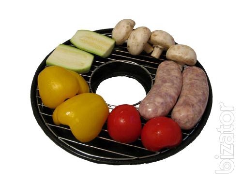 Frying pan for cooking barbecue 
