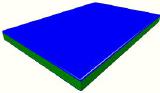 8. The gymnastic Mat, size 1m x 1.2 m