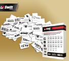 Self-adhesive A4 paper for printing labels on the printer..