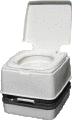 Portable toilets, toilets compact 