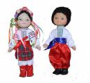 Souvenir Dolls in Ukrainian costumes. Production.