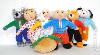 Souvenir Dolls in Ukrainian costumes. Production. 
