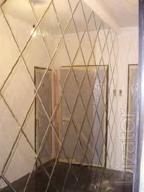 The manufacture of mirrors of all sizes and shapes 